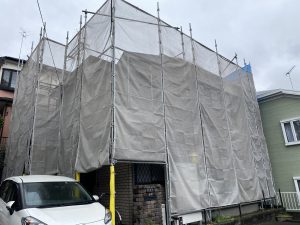 クサビ緊結式一側足場　安全　作業床